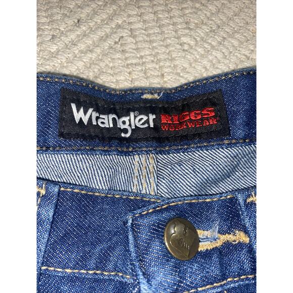 Wrangler Riggs Workwear Heavy Duty Denim Jeans Men 33 x 30 Western Chore Cowboy - Picture 6 of 9
